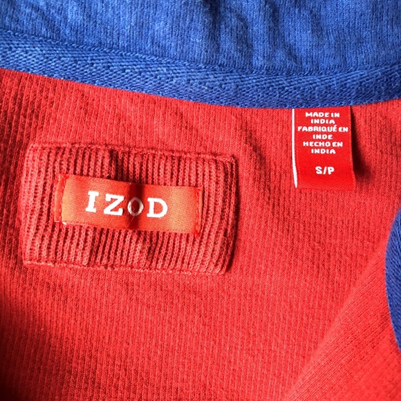 Vintage red izod track jacket small - Picture 2 of 2